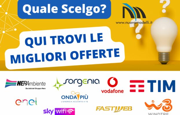 SEGUI LE OFFERTE PER LUCE, GAS E FIBRA su FB cartoleria on line Pontedera by Nuova Modelli